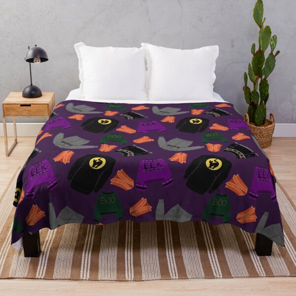 Item preview, Halloween Sweater Season, Purple Background designed and sold by Purposely Designed.