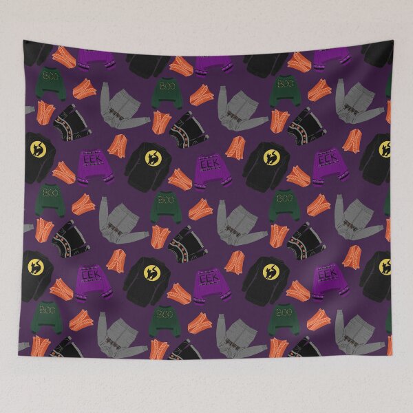 Item preview, Halloween Sweater Season, Purple Background designed and sold by Purposely Designed.
