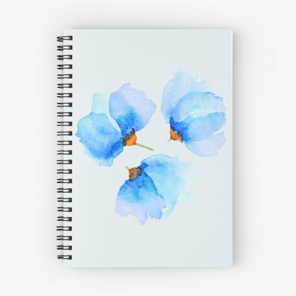 Item preview, Blue Flowers in Watercolor - Delicate Botanical Illustration designed and sold by SuperMama1973.