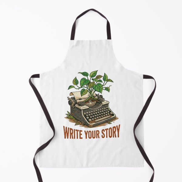Item preview, Write Your Story Vintage Typewriter Plant Art designed and sold by Sanan Israyilli.