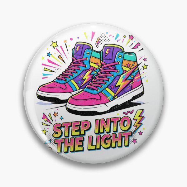 Item preview, Step Into The Light Retro Neon Sneakers Art designed and sold by Sanan Israyilli.
