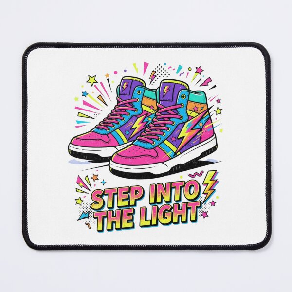 Item preview, Step Into The Light Retro Neon Sneakers Art designed and sold by Sanan Israyilli.