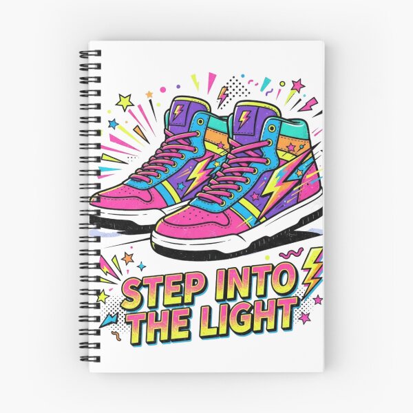 Item preview, Step Into The Light Retro Neon Sneakers Art designed and sold by Sanan Israyilli.