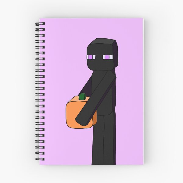 Item preview, Enderman holding Pumpkin - Minecraft Pixel Video Game designed and sold by sonofthesea-x.