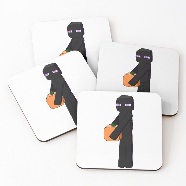Item preview, Enderman holding Pumpkin - Minecraft Pixel Video Game designed and sold by sonofthesea-x.