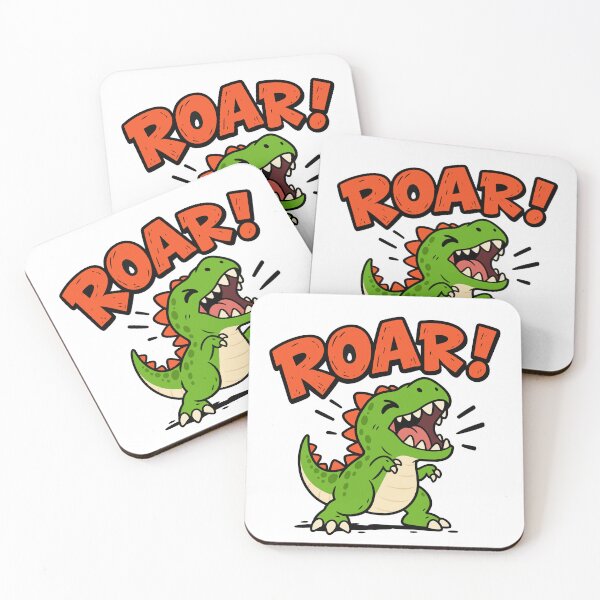 Item preview, Cute T-Rex ROAR Funny Dinosaur Cartoon designed and sold by DesignGraphica.