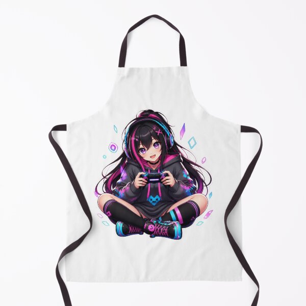 Item preview, Anime Gamer Girl RGB Aesthetic designed and sold by Animepopstudio.