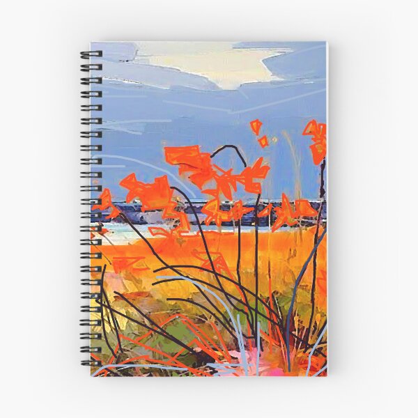 Item preview, Poppy Field on BeachPoppy Beach designed and sold by ViaARTfactory.