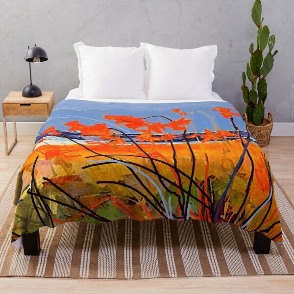 Item preview, Poppy Field on BeachPoppy Beach designed and sold by ViaARTfactory.