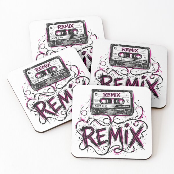 Item preview, Retro Remix Cassette Tape Graffiti Art designed and sold by Sanan Israyilli.