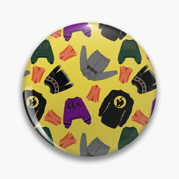 Item preview, Halloween Sweater Season, Yellow Background designed and sold by Purposely Designed.