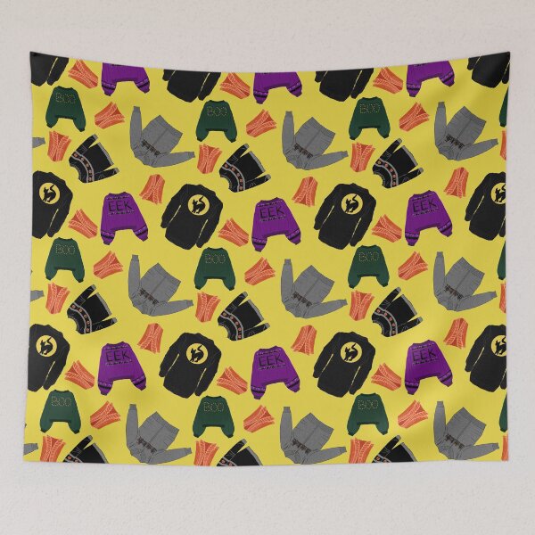 Item preview, Halloween Sweater Season, Yellow Background designed and sold by Purposely Designed.