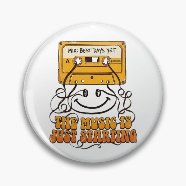 Item preview, The Music Is Just Starting Retro Cassette Art designed and sold by Sanan Israyilli.