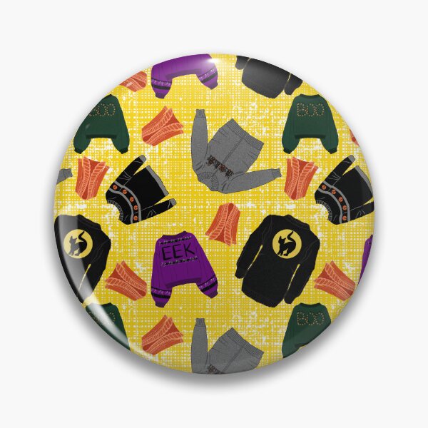 Item preview, Halloween Sweater Season, Yellow Burlap Background designed and sold by Purposely Designed.