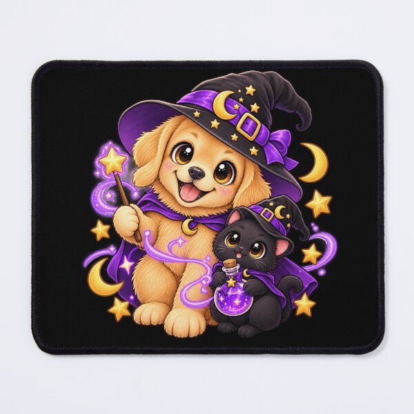 Item preview, Golden Retriever Witch — Magical Best Friends designed and sold by CreationbyVona.