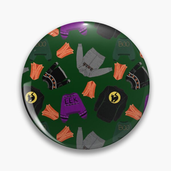 Item preview, Halloween Sweater Season, Green Background designed and sold by Purposely Designed.