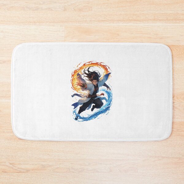 Item preview,  Elemental Fire and Water Warrior - Fantasy Bending Art designed and sold by Ahmeddoma.