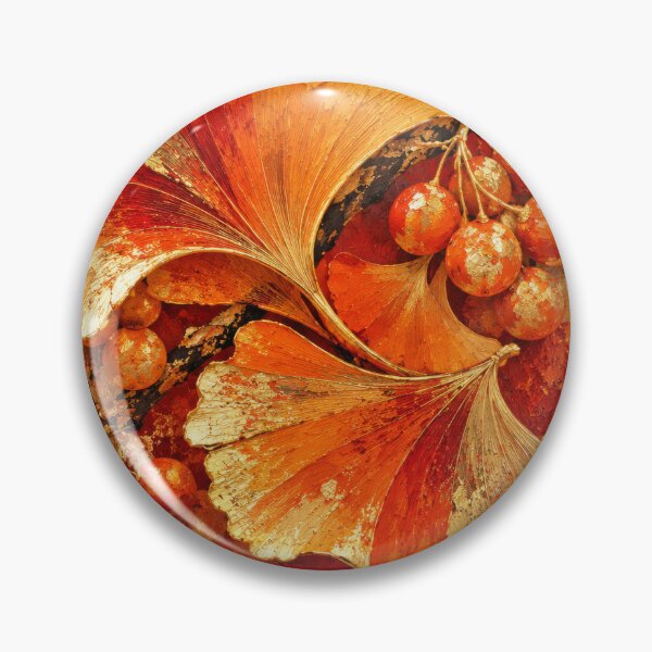 Item preview, Ginkgo Autumn Earthly Gold Textured designed and sold by scicilysimonee.