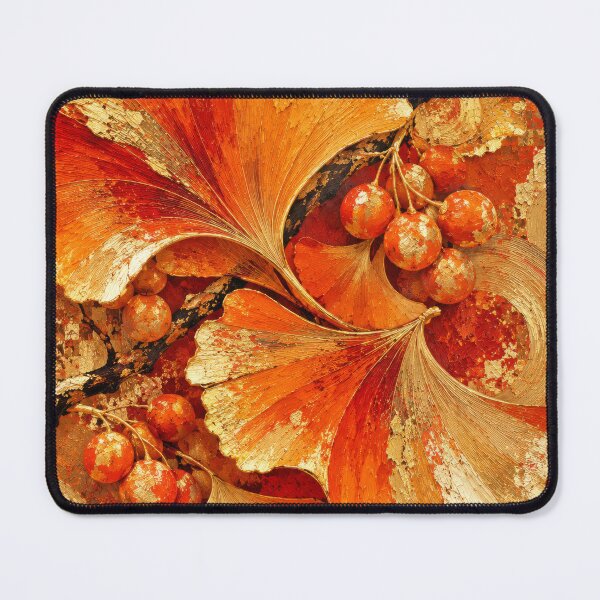 Item preview, Ginkgo Autumn Earthly Gold Textured designed and sold by scicilysimonee.