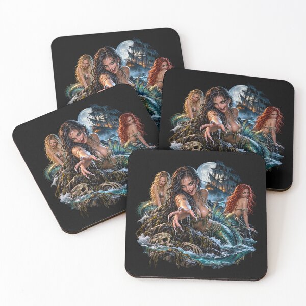 Item preview, Deadly Sirens – Dark Mermaid Fantasy & Mythical Sea Art designed and sold by Classic Chaos Creations.