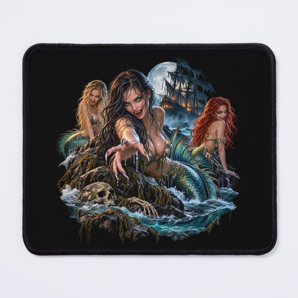 Item preview, Deadly Sirens – Dark Mermaid Fantasy & Mythical Sea Art designed and sold by Classic Chaos Creations.
