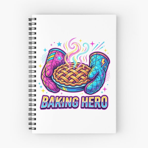 Item preview, Baking Hero Neon Retro Pop Art Pie designed and sold by Sanan Israyilli.