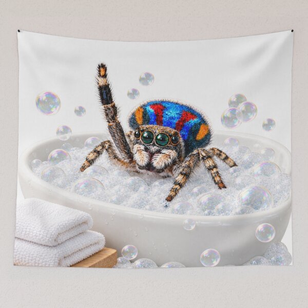 Item preview, Peacock Spider Bubble Bath designed and sold by Sillytoe.