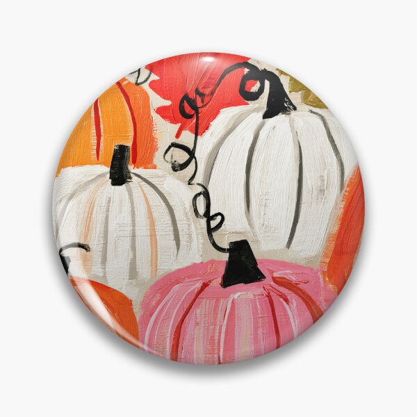 Item preview, Vibrant Autumn Pumpkins in Warm Seasonal Colors with Playful Brushstrokes and Lively Textured Energy designed and sold by OlfactoART Studio.