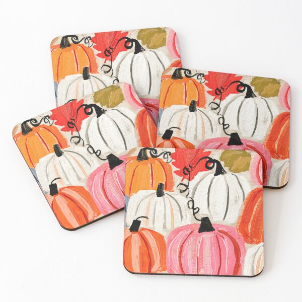 Item preview, Vibrant Autumn Pumpkins in Warm Seasonal Colors with Playful Brushstrokes and Lively Textured Energy designed and sold by OlfactoART Studio.
