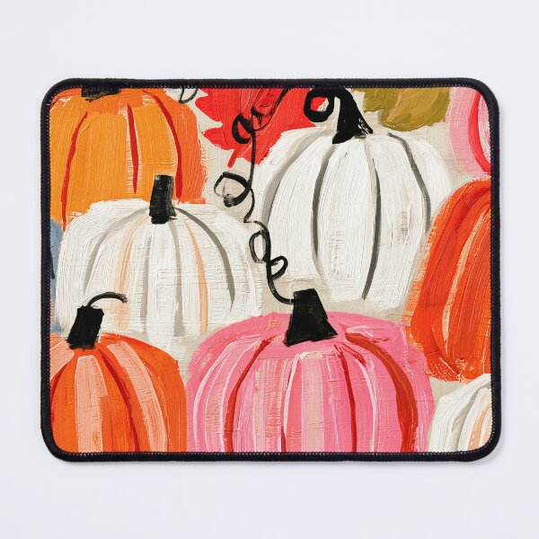 Item preview, Vibrant Autumn Pumpkins in Warm Seasonal Colors with Playful Brushstrokes and Lively Textured Energy designed and sold by OlfactoART Studio.