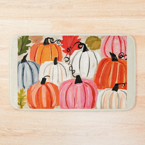 Item preview, Vibrant Autumn Pumpkins in Warm Seasonal Colors with Playful Brushstrokes and Lively Textured Energy designed and sold by OlfactoART Studio.