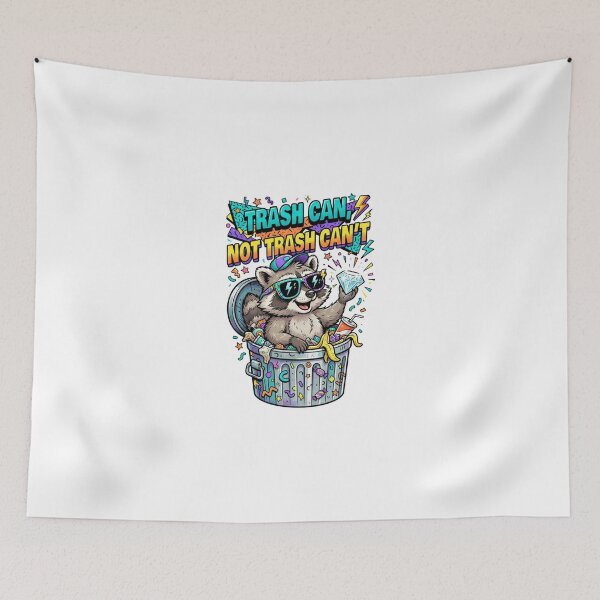 Item preview, Trash Can Not Trash Cant Funny Raccoon Art designed and sold by Sanan Israyilli.
