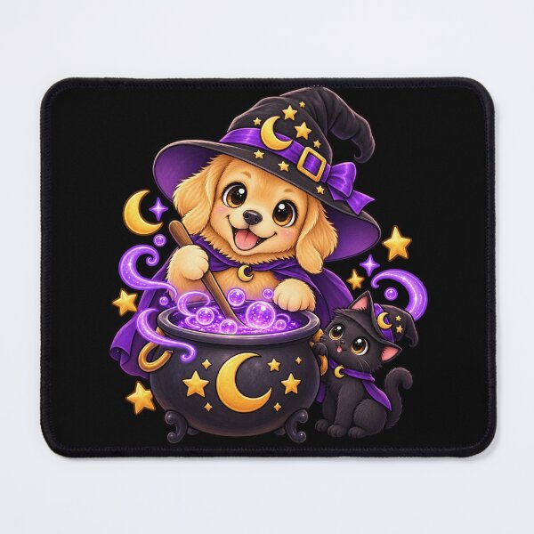 Item preview, Golden Retriever Witch — Magic Potion designed and sold by CreationbyVona.