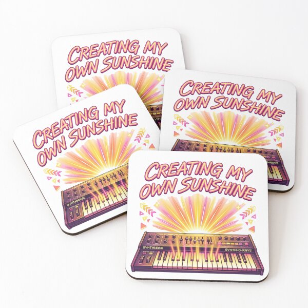 Item preview, Creating My Own Sunshine Synthwave Retro Keyboard designed and sold by Sanan Israyilli.