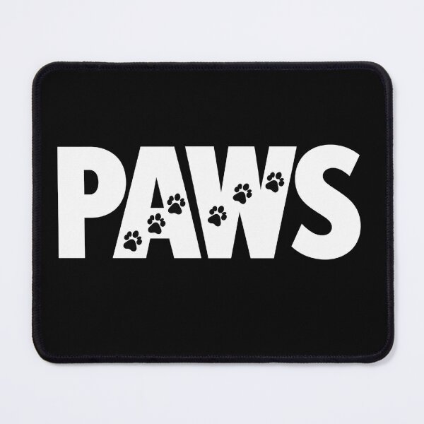Item preview, Cute Dog Paws Word Graphic designed and sold by Owcomm.
