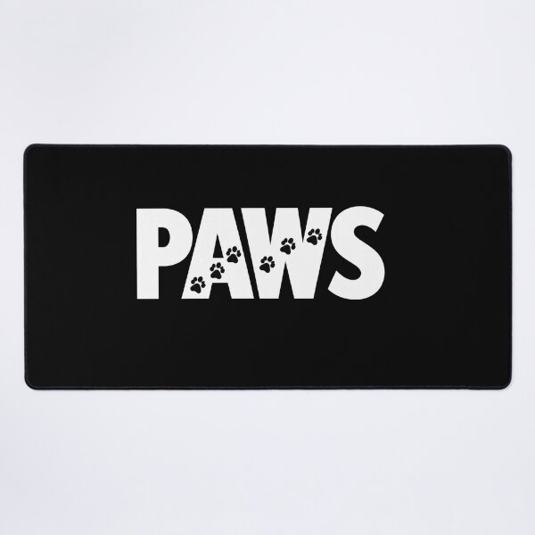 Item preview, Cute Dog Paws Word Graphic designed and sold by Owcomm.