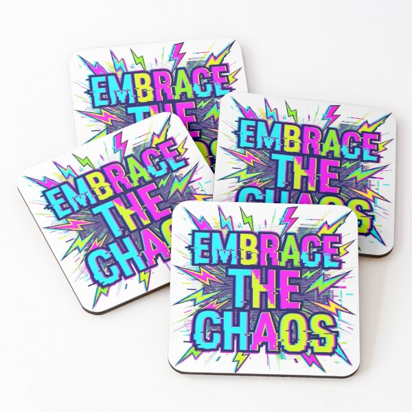 Item preview, Embrace The Chaos Retro Glitch Core Art designed and sold by Sanan Israyilli.