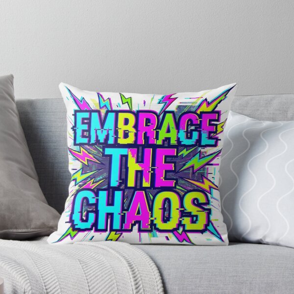 Item preview, Embrace The Chaos Retro Glitch Core Art designed and sold by Sanan Israyilli.