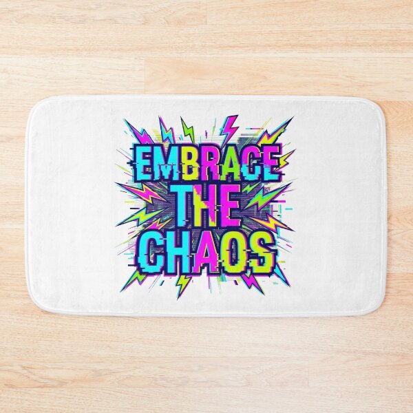Item preview, Embrace The Chaos Retro Glitch Core Art designed and sold by Sanan Israyilli.