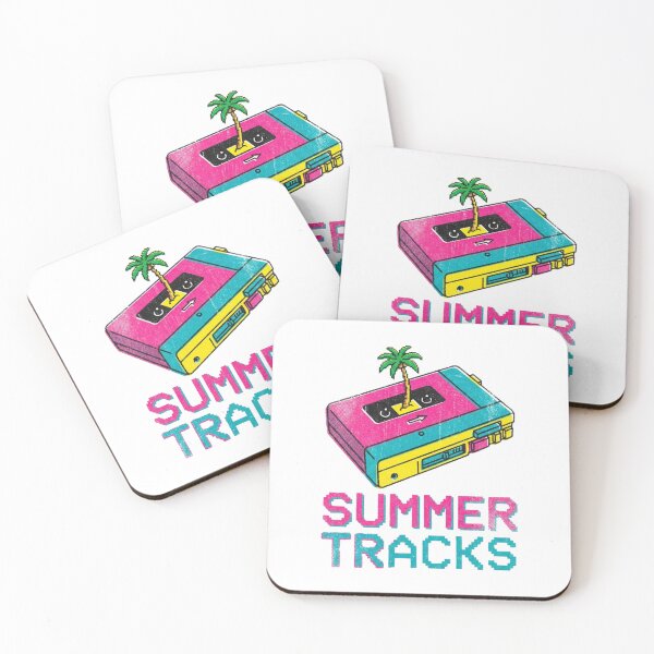 Item preview, Summer Tracks Pixel Art Retro Cassette designed and sold by Sanan Israyilli.