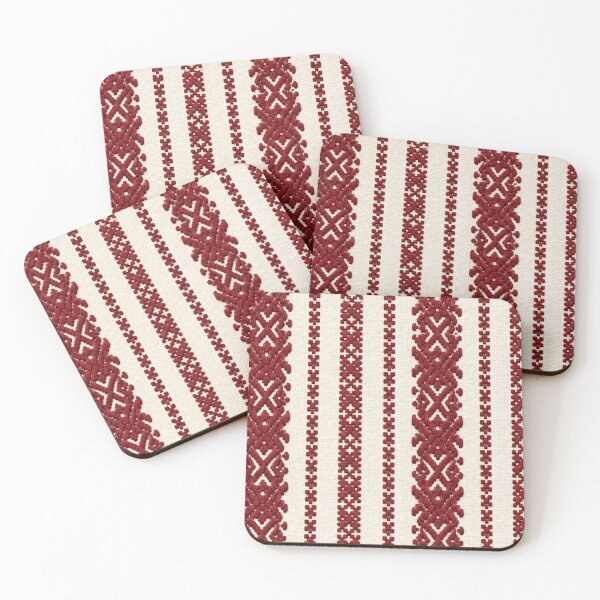 Item preview, Folk Style Red Embroidery designed and sold by DansCreations42.