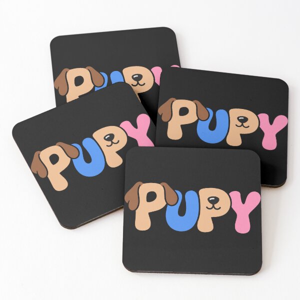 Item preview, Cute Puppy Letters Colorful Dog Art    designed and sold by Owcomm.