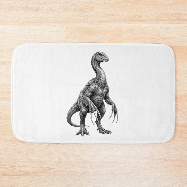 Item preview, Therezinosaurus -Detailed Black and White designed and sold by Minimalisticaly.