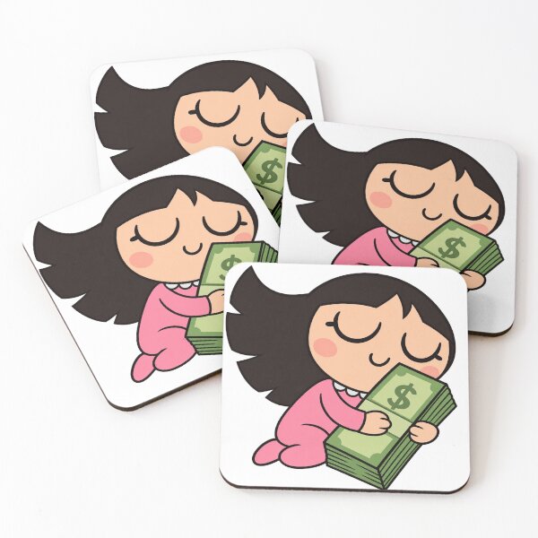 Item preview, Kawaii | Powerpuff Girl with Money  designed and sold by Alyssa Kindick.