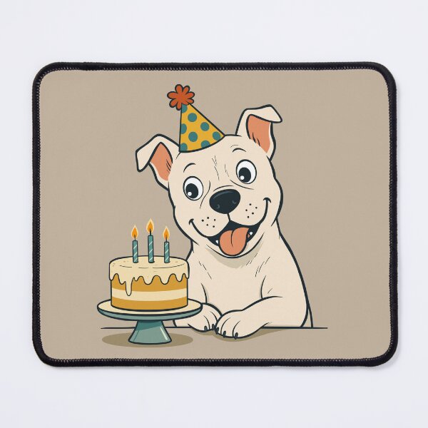 Item preview, American Pit Bull Terrier Happy Birthday designed and sold by Ghost on Toast.