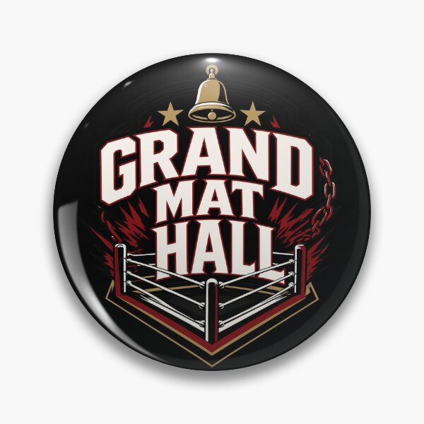 Item preview, Grand Mat Hall Professional Wrestling Arena Logo designed and sold by Dogy Corgi.