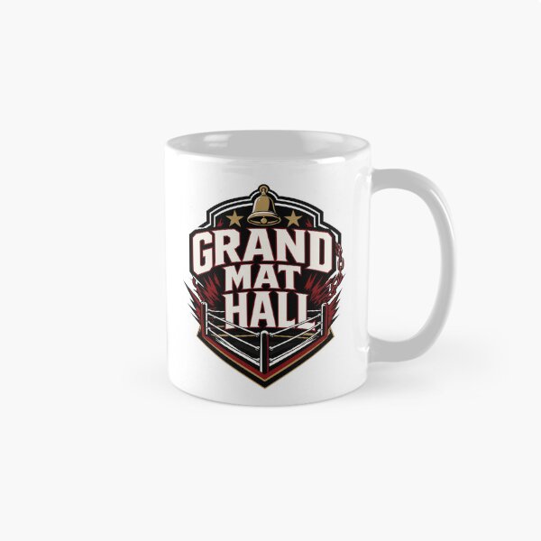 Item preview, Grand Mat Hall Professional Wrestling Arena Logo designed and sold by Dogy Corgi.