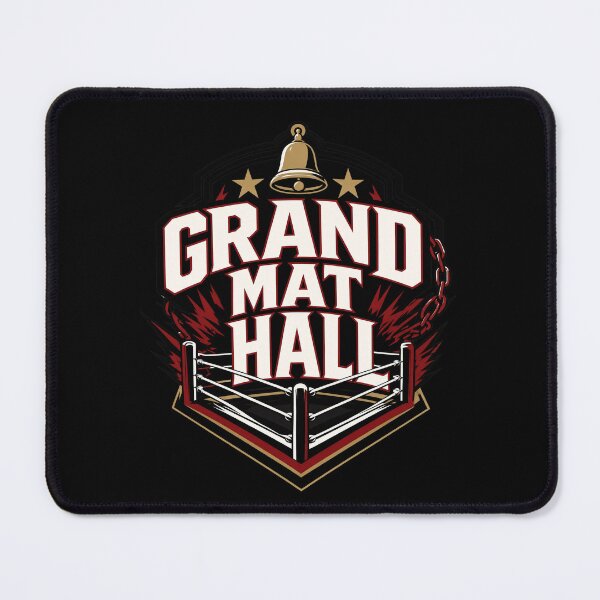Item preview, Grand Mat Hall Professional Wrestling Arena Logo designed and sold by Dogy Corgi.