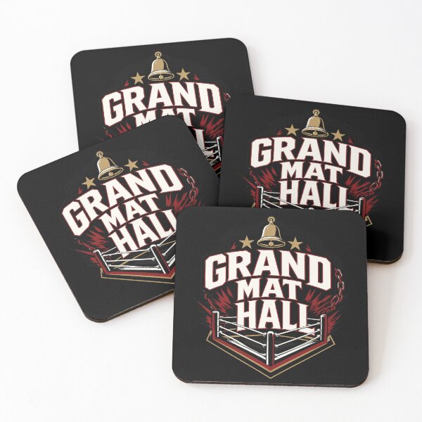 Item preview, Grand Mat Hall Professional Wrestling Arena Logo designed and sold by Dogy Corgi.