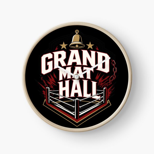 Item preview, Grand Mat Hall Professional Wrestling Arena Logo designed and sold by Dogy Corgi.